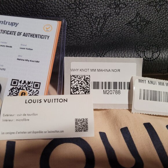 Louis Vuitton Why Knot MM Noir - Picture 10 of 16
